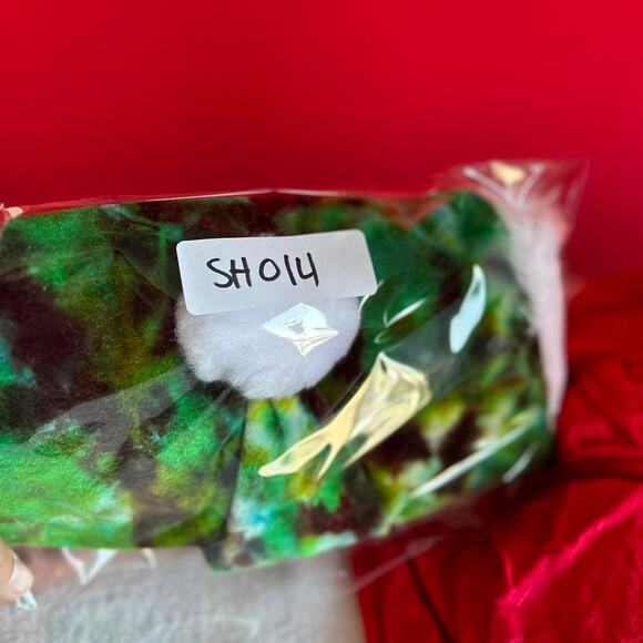 Handcrafted Tie-Dye Santa Hat
